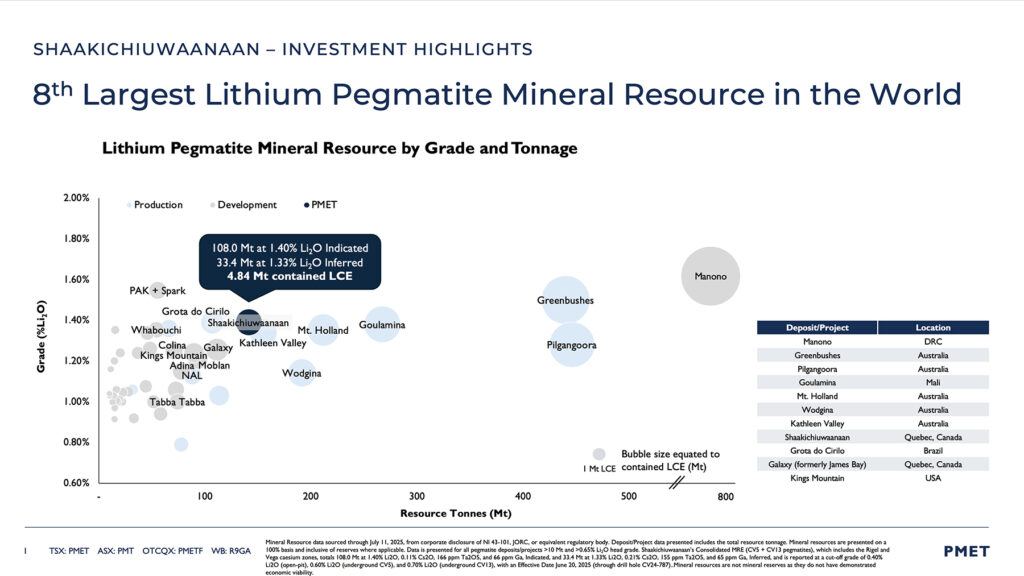 Image 1: 8th Largest Lithium Pegmatite Mineral Resource in the World